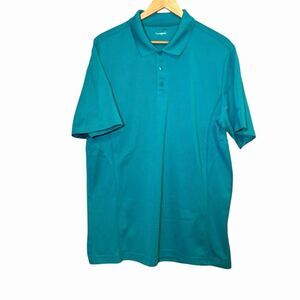 Fila Sport Men’s Teal Green Golf Polo Shirt, Size Large
